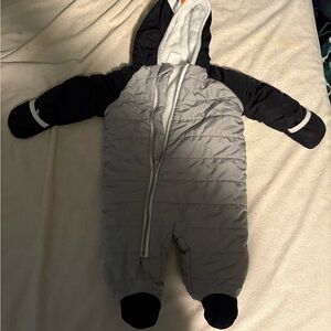 Koala Kids Penguin Baby Snowsuit 0-3 months GUC